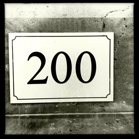 Day 200. two hundred