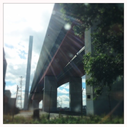 Day 747. Under the bridge downtown…