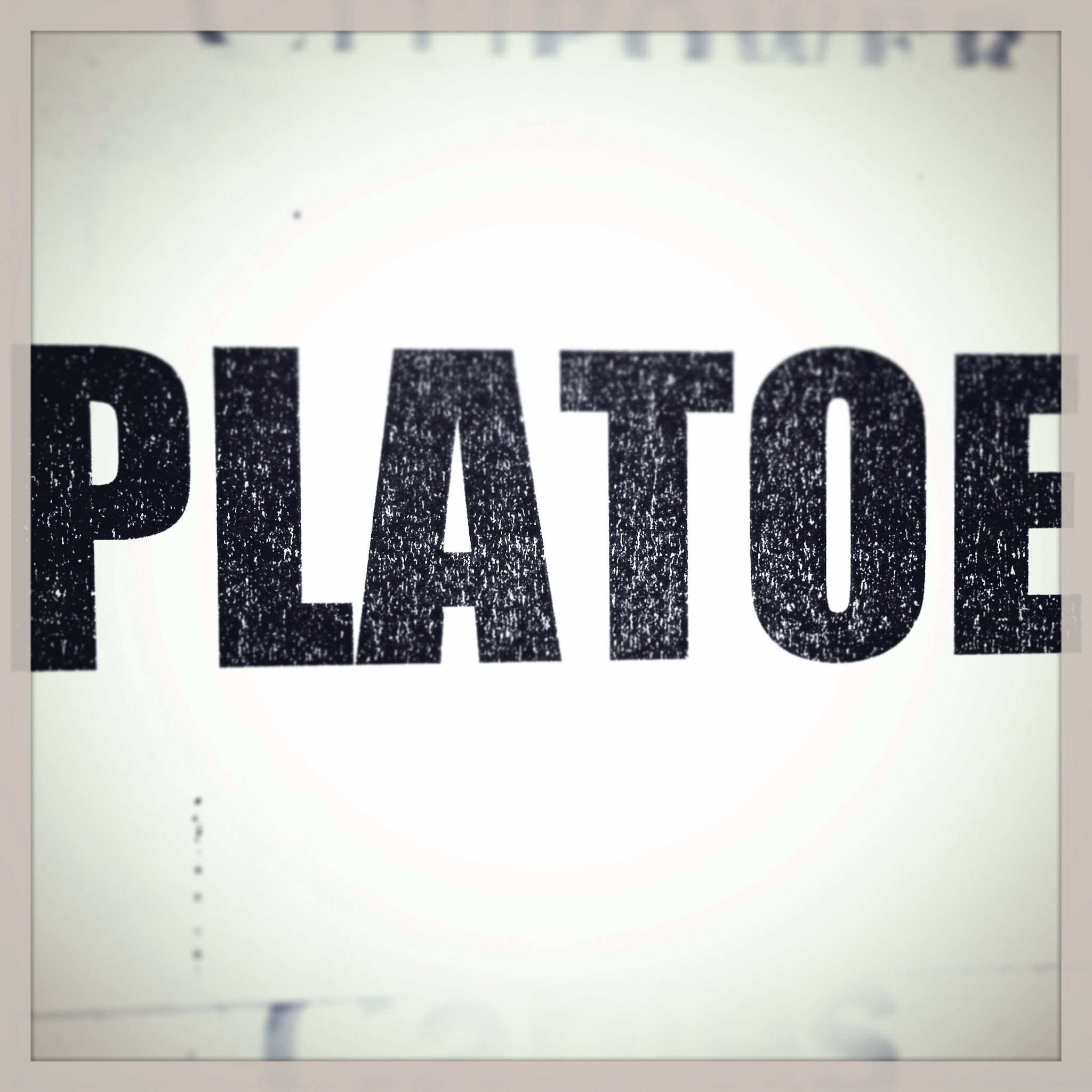 Day 1325. plat’oe…