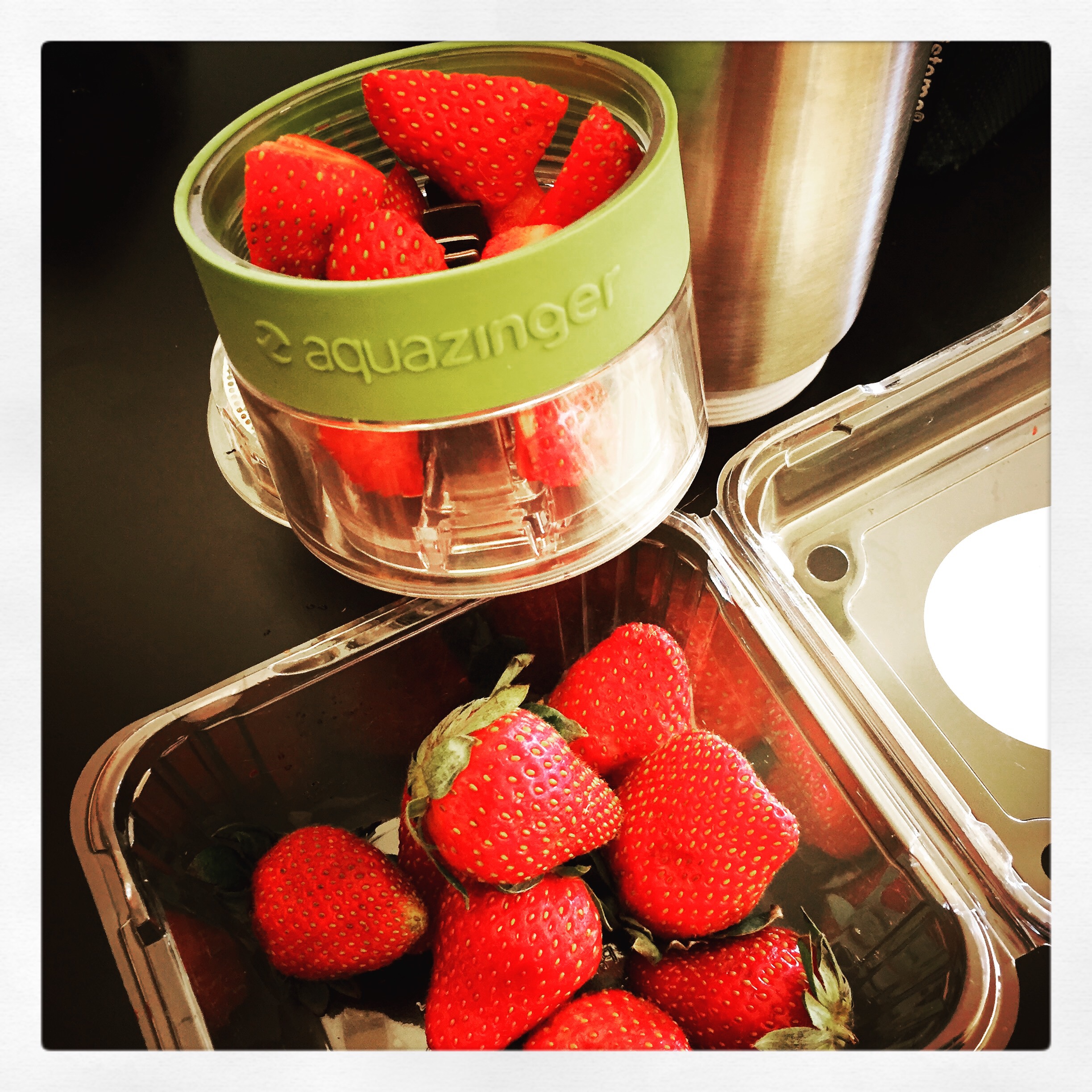 Day 1638. aquazinger and strawberries…