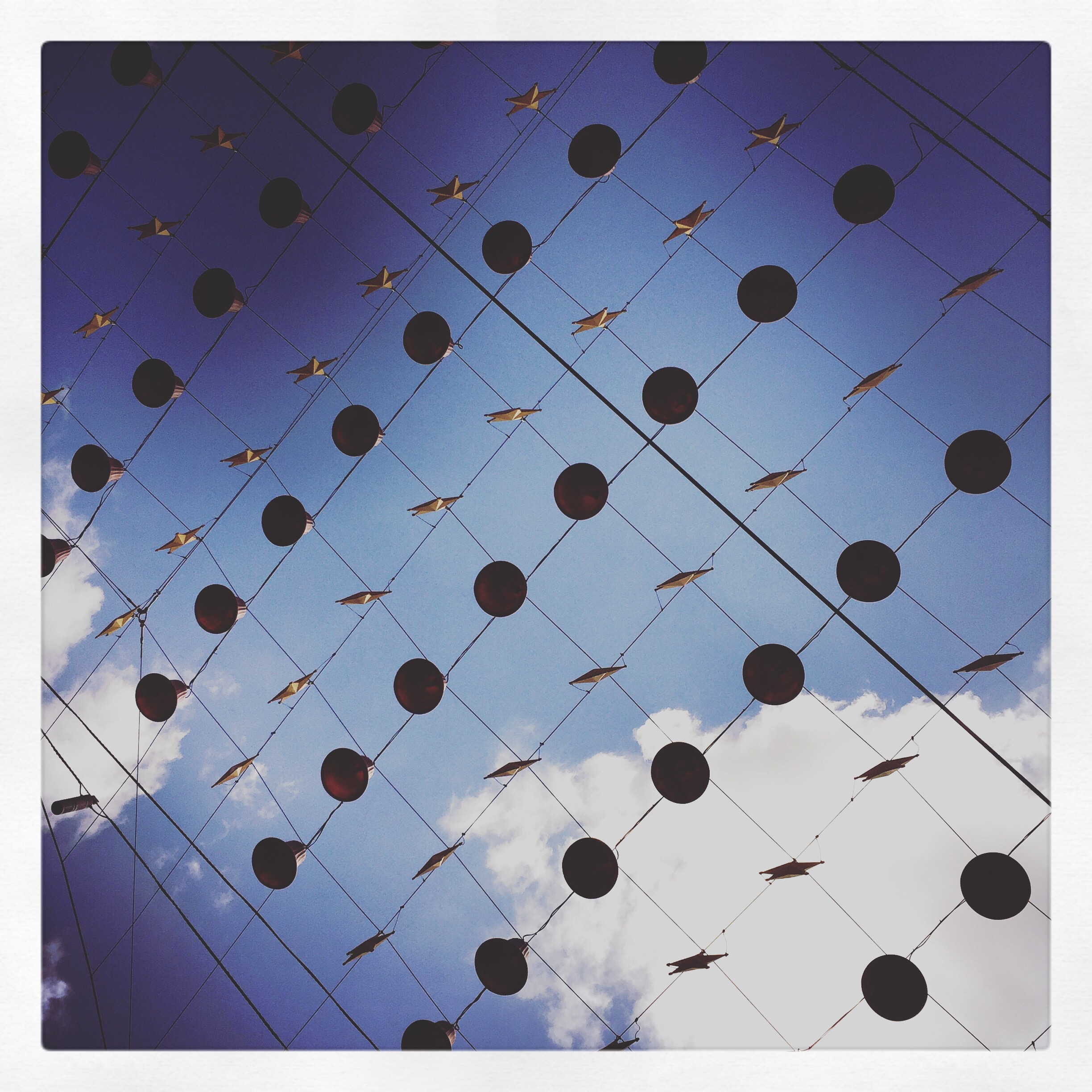 Day 1694. spots hoisted high…